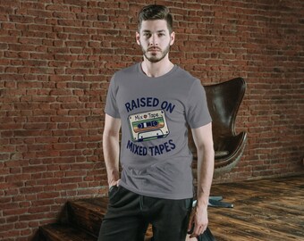 Vintage Mixed Tape Gen X Tee: 90s Nostalgia Music Lover Shirt
