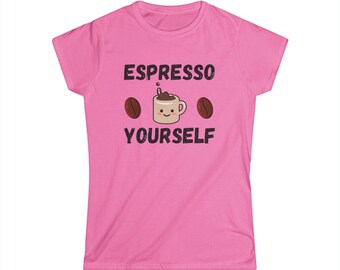 Espresso Yourself T-Shirt: Coffee Lover Graphic Tee
