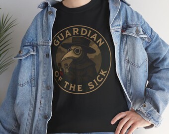 Plague Doctor Gothic T-Shirt: Spooky Halloween Horror Tee