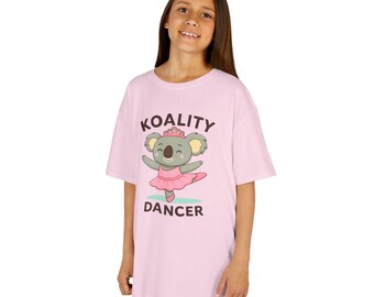 Kids Koala Dancer T-Shirt, Fun Animal Dance Tee