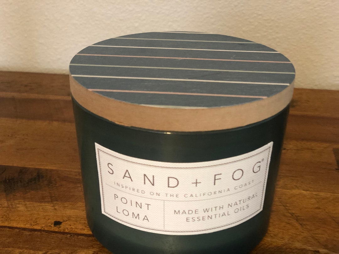SAND AND FOG 12 Oz. Point Loma Wood Candle 2wick Etsy