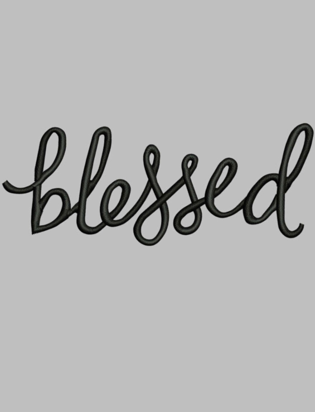 Blessed Embroidery Pattern in PES | Trendy Embroidery | Affirmations ...