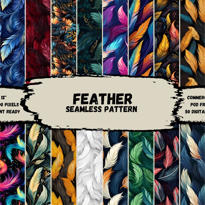 Feather Pattern - Etsy