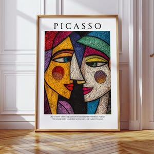 Pablo Picasso Poster, Abstract Vintage Art Print, Minimalist Gift Idea, Famous Artist Print, Gallery Picasso Print, Pablo Picasso inspired