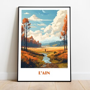 Handmade AIN poster -  wall art retro travel poster framed birthday home made decor gift vector illustration print painting  custom text