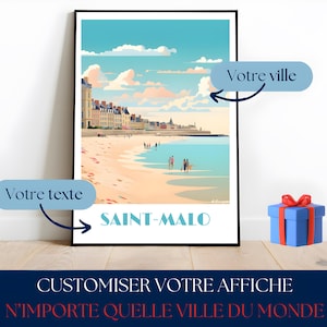 Aangepaste afdruk | Aangepaste reisposter | Gepersonaliseerd cadeau | Uniek cadeau | Aangepaste stadsdecoratie | Kerstcadeau gepersonaliseerde cadeau-aangepaste tekst