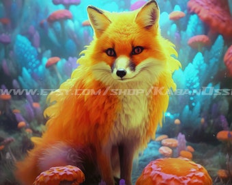 fox in the forest v