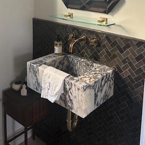 Vanity, Marble sink, Bathroom vanity with single sink, Bathroom, Bathroom sink, Sink vanity, Bathroom vanity with sink, Waschbecken, Marble
