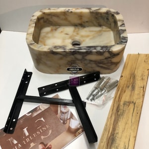 Bracket for Sink and Shelf Installation Steel Brackets for Wall Mounted Marble Sinks Floating Sink Brackets Wall Mounted Sink Support