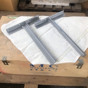 Soportes de acero para montaje en pared para lavabos: soporte resistente para lavabos de mármol y flotantes