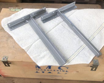 Steel Wall Mount Brackets: Heavy Duty Floating Sink Support