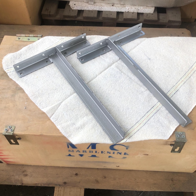 Steel Wall Mount Brackets: Heavy Duty Floating Sink Support
