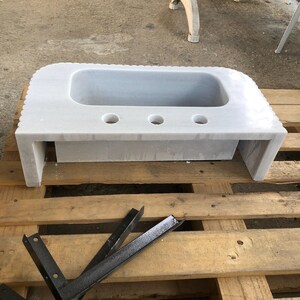 Bathroom Sink, 100% Genuine Stone Marble Sink , High-Quality Washbasin - Customizable Bathroom Vanity Sink for Real Interior Designers