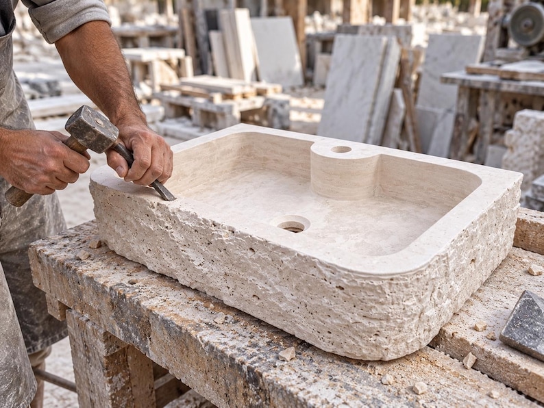 travertine sink
travertine vessel sink
natural stone sink
stone bathroom sink
hand carved stone sink
natural stone vessel basin
split face sink
rustic bathroom sink
beige bathroom sink
stone vanity sink
bathroom vessel basin
travertine bathroom basin
luxury bathroom sink
custom stone sink
powder room sink
organic modern bathroom
Mediterranean bathroom sink
spa bathroom sink
hotel bathroom sink
handmade stone basin