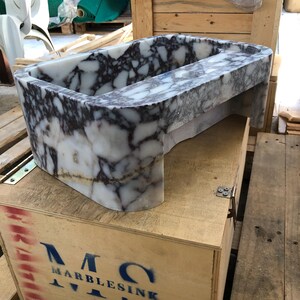 Elegant Bathroom Sink Wall Mount Marble Sink Marble Bathroom Sink Powder Room Vanity Top Natural Stone Calacatta Marble Sink Custom Vanity