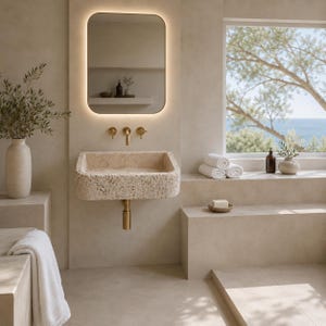 Powder room sink