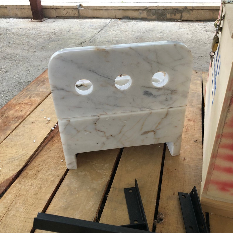 Bathroom Sink Wall Mount Marble Sink Marble Bathroom Sink Powder Room Sink Top Natural Stone Calacatta Marble Sink Custom Vanity Backsplash