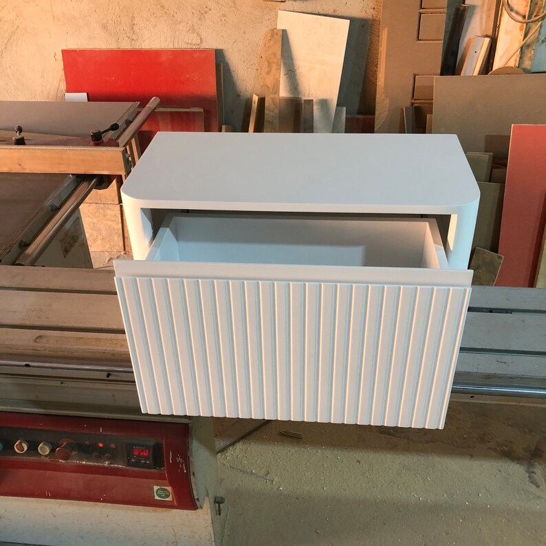 Modern Bathroom Vanity - Wall mounted Vanity - Floating Vanity - Farmhouse Vanity - Elegant Bathroom Vanity - Wood Bathroom Cabinet