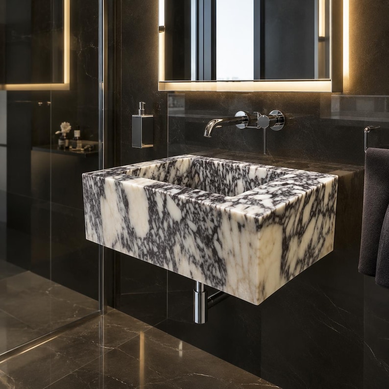 Luxury Calacatta Viola Sink