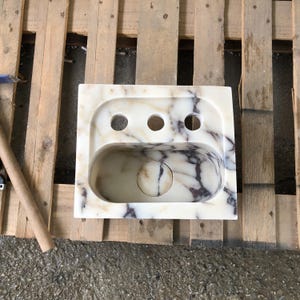 Marble sink, Vessel sink, calcatta marble sink, gold marble sink, hand carved sink, sinks for bathroom, powder room sinks, viola vanity, washbasin bathroom, vanity top sink, mounted marble sink, Wall Mount Sink, custom order sink