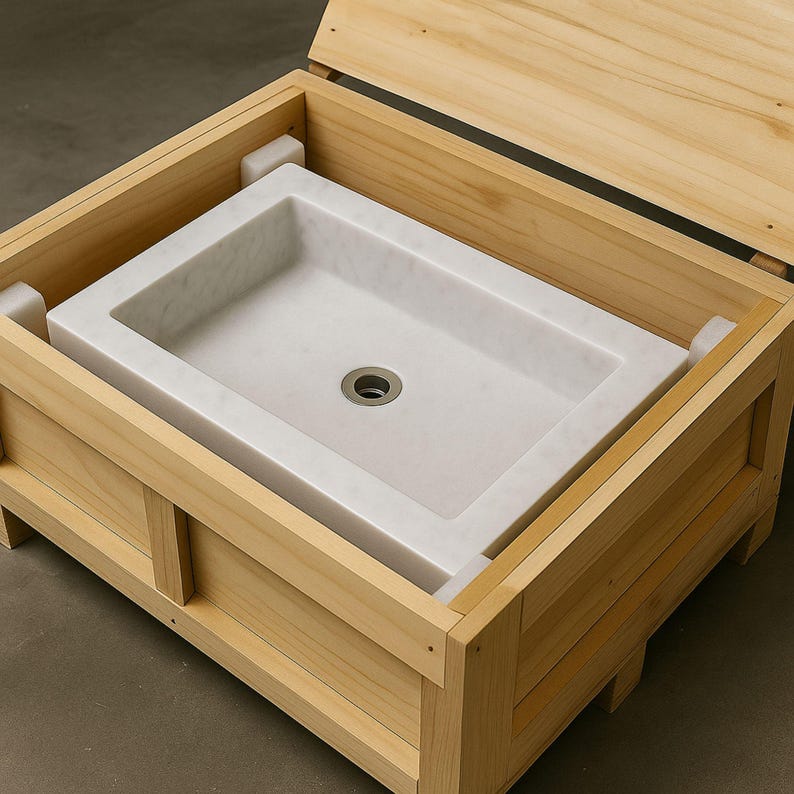 carrara marble sink,hand carved sink,wall mount sink,vanity top sink,custom marble sink,half polished sink,luxury bathroom,bathroom basin,stone vanity,powder room sink,artisan sink,natural stone sink,marble bathroom