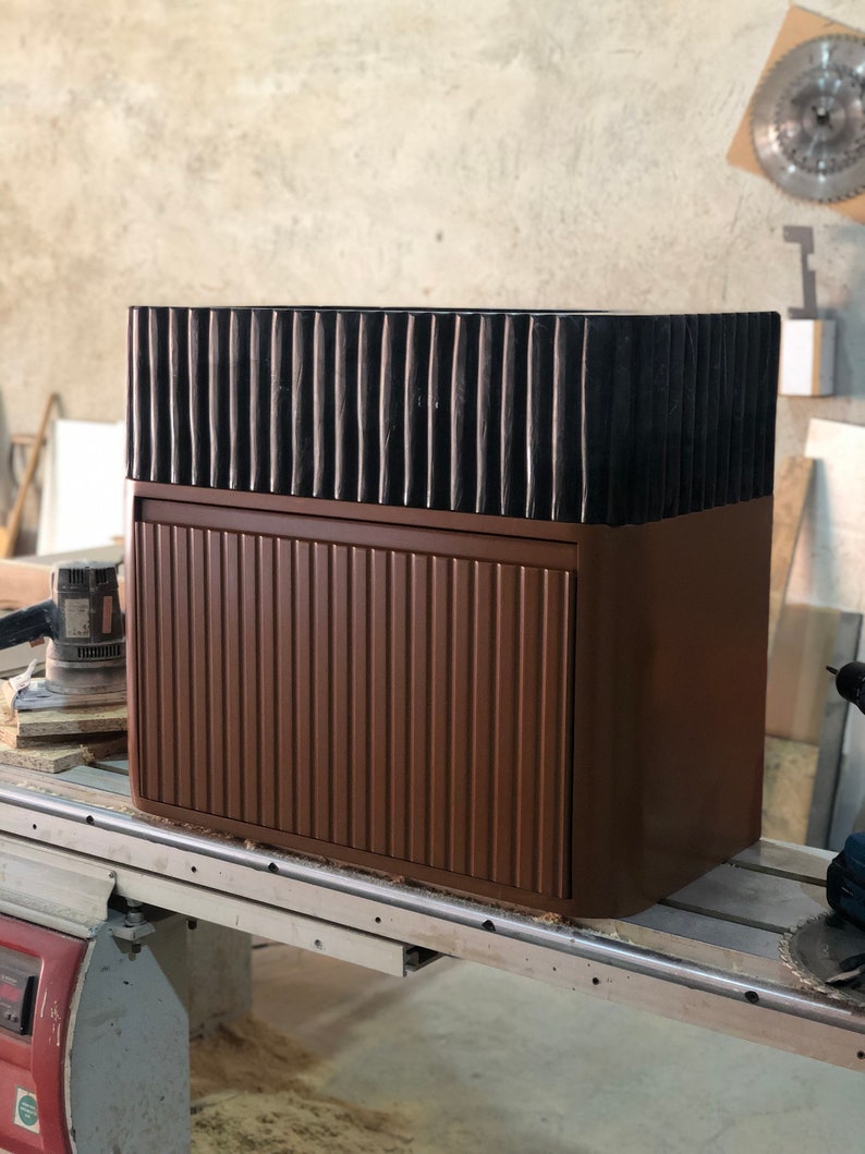 Modern Bathroom Vanity - Wall mounted Vanity - Floating Vanity - Farmhouse Vanity - Elegant Bathroom Vanity - Wood Bathroom Cabinet