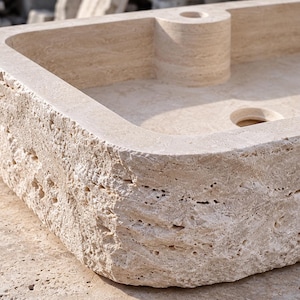 travertine sink
travertine vessel sink
natural stone sink
stone bathroom sink
hand carved stone sink
natural stone vessel basin
split face sink
rustic bathroom sink
beige bathroom sink
stone vanity sink
bathroom vessel basin
travertine bathroom basin
luxury bathroom sink
custom stone sink
powder room sink
organic modern bathroom
Mediterranean bathroom sink
spa bathroom sink
hotel bathroom sink
handmade stone basin