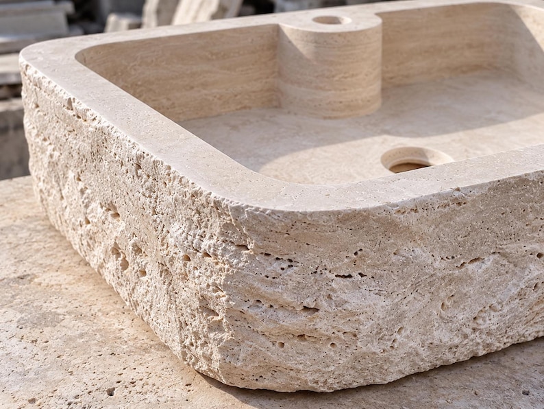 travertine sink
travertine vessel sink
natural stone sink
stone bathroom sink
hand carved stone sink
natural stone vessel basin
split face sink
rustic bathroom sink
beige bathroom sink
stone vanity sink
bathroom vessel basin
travertine bathroom basin
luxury bathroom sink
custom stone sink
powder room sink
organic modern bathroom
Mediterranean bathroom sink
spa bathroom sink
hotel bathroom sink
handmade stone basin
