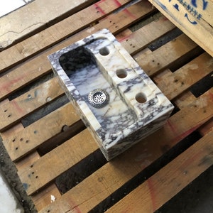 natural stone sink, rectangular sink, matte marble sink, farmhouse sink, calacatta viola sink, marble sink, stone sink, large sink, bathroom sink, large bathroom sink, small bathroom sink, white grey sink, white marble sink
