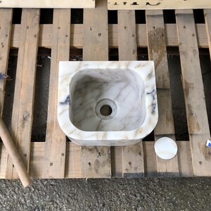 Marble sink, Vessel sink, calcatta marble sink, gold marble sink, hand carved sink, sinks for bathroom, powder room sinks, washbasin bathroom, vanity top sink, mounted marble sink, Wall Mount Sink, custom order sink, vanity sink