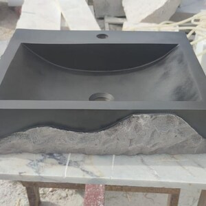 Black Marble Sink
Rustic Stone Basin
Luxury Wall Mount Sink
Handcrafted From Solid Marble
Natural Stone Character
Custom Sizes Available
Wall Mount Or Countertop
Perfect For Powder Rooms
Secure Crated Shipping
Designed For Luxury Bathrooms