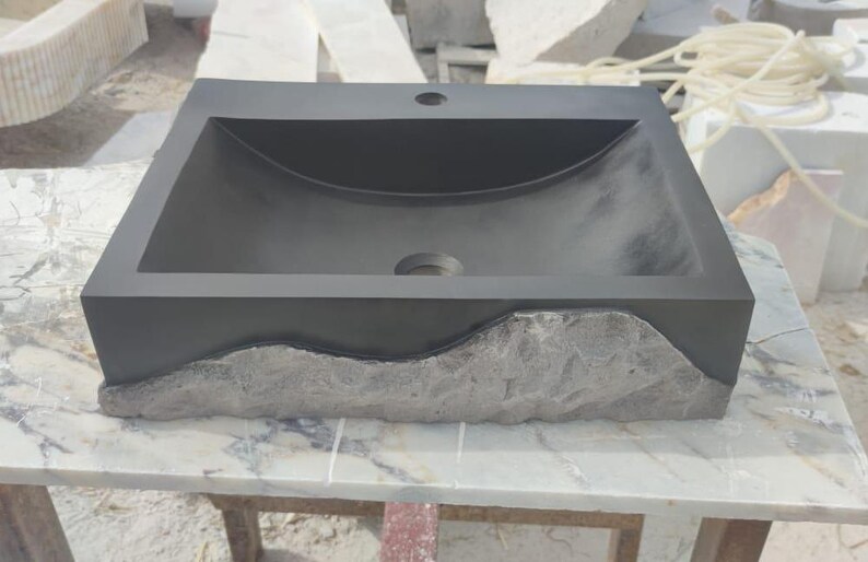 Black Marble Sink
Rustic Stone Basin
Luxury Wall Mount Sink
Handcrafted From Solid Marble
Natural Stone Character
Custom Sizes Available
Wall Mount Or Countertop
Perfect For Powder Rooms
Secure Crated Shipping
Designed For Luxury Bathrooms