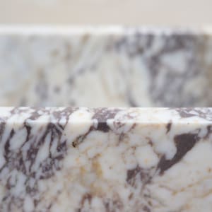 Calacatta Gold marble sink wall mount marble sink marble bathroom sink powder room sink custom vanity top custom marble sink
