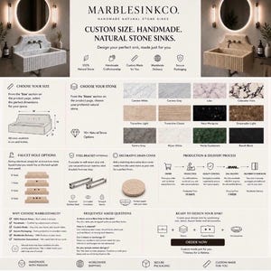 Luxury handcrafted Calacatta Viola marble floating wall mounted bathroom sink with fluted front in a premium designer bathroom.