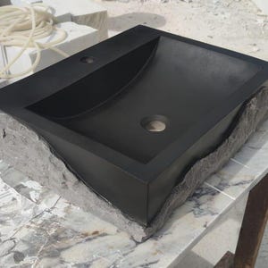Black Marble Sink
Rustic Stone Basin
Luxury Wall Mount Sink
Handcrafted From Solid Marble
Natural Stone Character
Custom Sizes Available
Wall Mount Or Countertop
Perfect For Powder Rooms
Secure Crated Shipping
Designed For Luxury Bathrooms