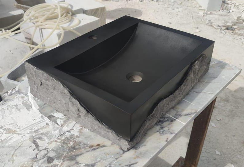 Black Marble Sink
Rustic Stone Basin
Luxury Wall Mount Sink
Handcrafted From Solid Marble
Natural Stone Character
Custom Sizes Available
Wall Mount Or Countertop
Perfect For Powder Rooms
Secure Crated Shipping
Designed For Luxury Bathrooms