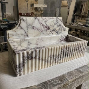 Elegant Bathroom Vanity Custom Order Marble Sink