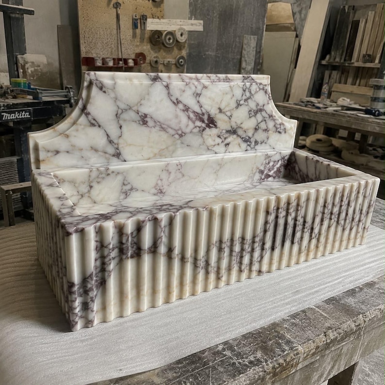 Elegant Bathroom Vanity Custom Order Marble Sink