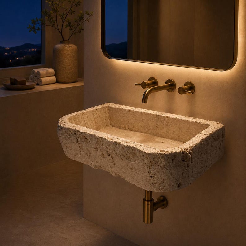 Hand Carved Rustic Surface