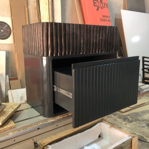 Modern Bathroom Vanity - Wall mounted Vanity - Floating Vanity - Farmhouse Vanity - Elegant Bathroom Vanity - Wood Bathroom Cabinet