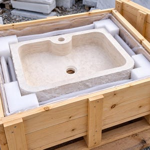 travertine sink
travertine vessel sink
natural stone sink
stone bathroom sink
hand carved stone sink
natural stone vessel basin
split face sink
rustic bathroom sink
beige bathroom sink
stone vanity sink
bathroom vessel basin
travertine bathroom basin
luxury bathroom sink
custom stone sink
powder room sink
organic modern bathroom
Mediterranean bathroom sink
spa bathroom sink
hotel bathroom sink
handmade stone basin