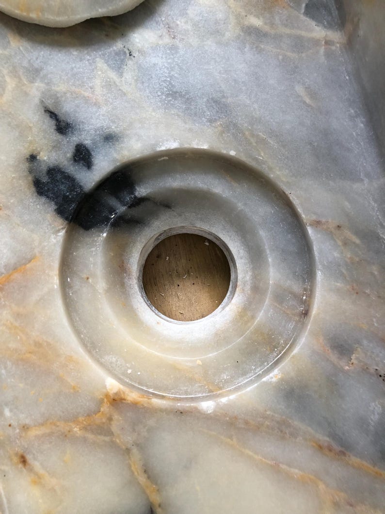 Viola Marble Sink: Wall Mount Bathroom Sink (Slightly Defective) image 3