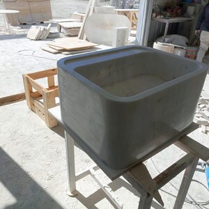 Elegant Bathroom Sink Wall Mount Marble Sink Marble Bathroom Sink Powder Room Sink Top Natural Stone White Marble Sink Custom Vanity
