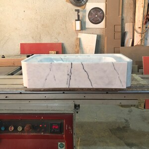 carrara marble sink,
wall mount sink,
floating vanity,
3 hole marble sink,
custom marble basin,
white stone sink,
modern bathroom sink,
handmade wall sink,
european marble sink,
natural stone vanity,
luxury wall basin,
minimalist sink,
artisan marble sink