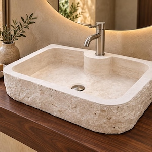 travertine sink
travertine vessel sink
natural stone sink
stone bathroom sink
hand carved stone sink
natural stone vessel basin
split face sink
rustic bathroom sink
beige bathroom sink
stone vanity sink
bathroom vessel basin
travertine bathroom basin
luxury bathroom sink
custom stone sink
powder room sink
organic modern bathroom
Mediterranean bathroom sink
spa bathroom sink
hotel bathroom sink
handmade stone basin