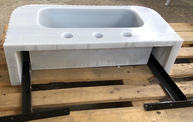 Bathroom Sink, 100% Genuine Stone Marble Sink , High-Quality Washbasin - Customizable Bathroom Vanity Sink for Real Interior Designers