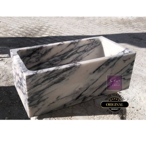 Patterned Marble Sink