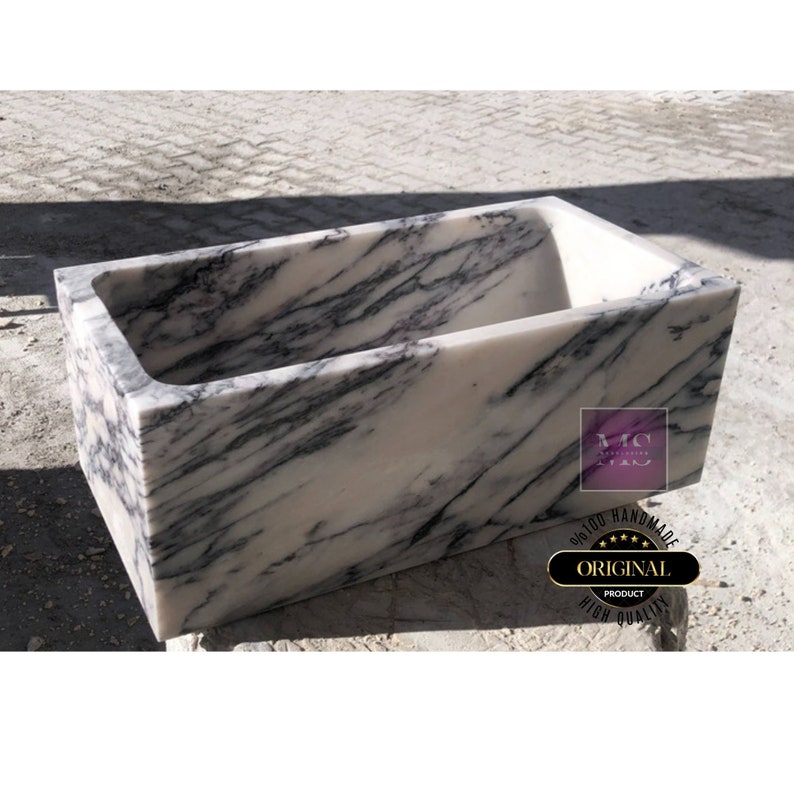 Patterned Marble Sink