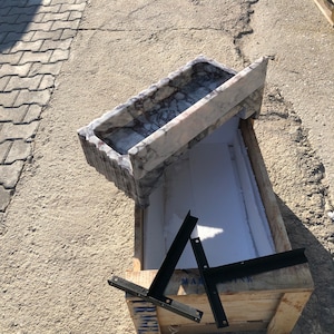 Calacatta Viola Marble Sink, Custom Order Sink, Powder Room Sink, Wall Mount Sink, Custom order Bathroom Vanity