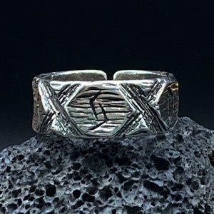 Anillo de runas vikingas nórdicas único Vintage para hombres y mujeres, anillos de amuleto vikingo de acero inoxidable, regalos de joyería de moda para motorista